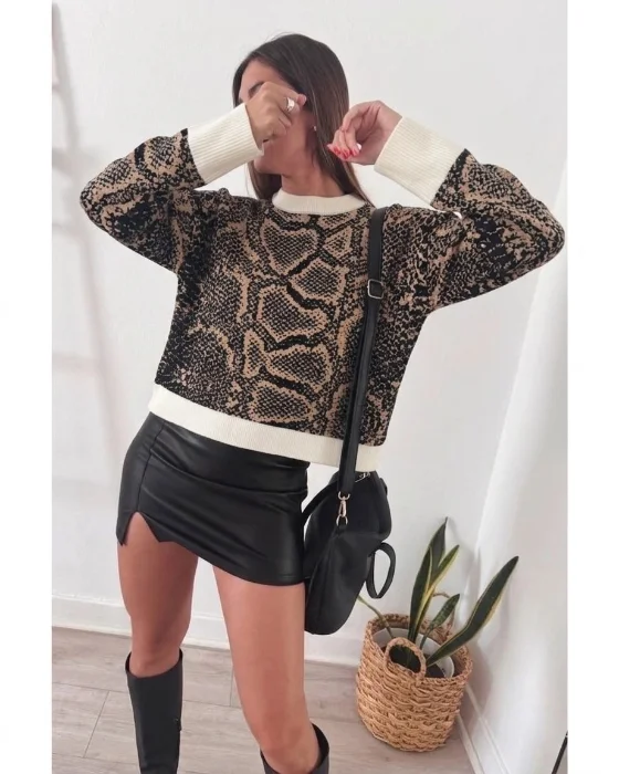 Sweater Boa - Doble Hilo Bremer