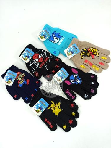Guantes Personajes de Varón