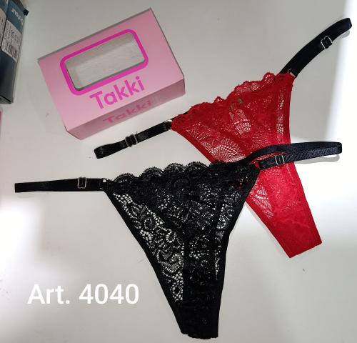 Colaless Regulable de Encaje Takki Art 4040 Pack X2
