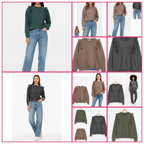 Sweters de Jersey C/ Brodery al Tono /alto Otoño - Miniatura 3