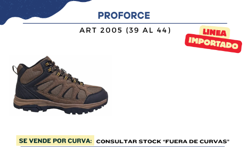 Borcego Trekking Proforce Art 2005 (39 al 44) - Miniatura 3