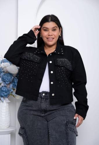 Campera Cargo con Brillo