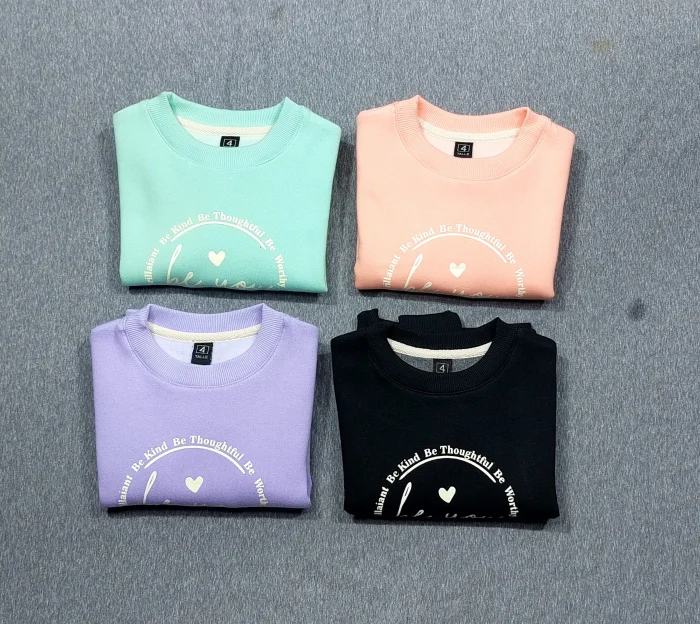 Buzos Nenas Boxi Fit  ( 100% Frisa Algodón Peinado )