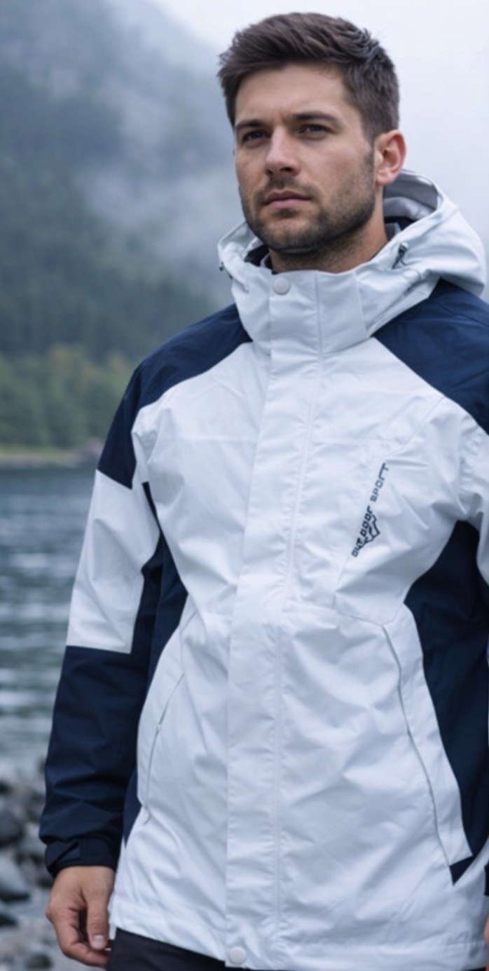 Campera Importada Rompeviento Impermeable con Piel - Imagen 3