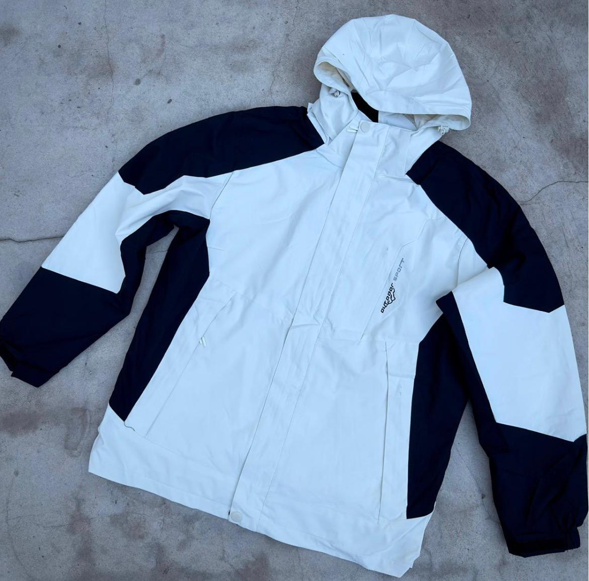 Campera Importada Rompeviento Impermeable con Piel - Imagen 4