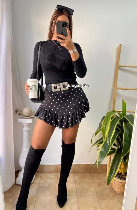 Short Pollera Lunares