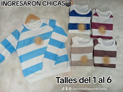 Buzoz con Friza Bordado  Sol de Mayo  Talle  2 al 6 - Miniatura 2