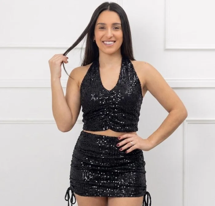 Top Marilyn de Lentejuelas