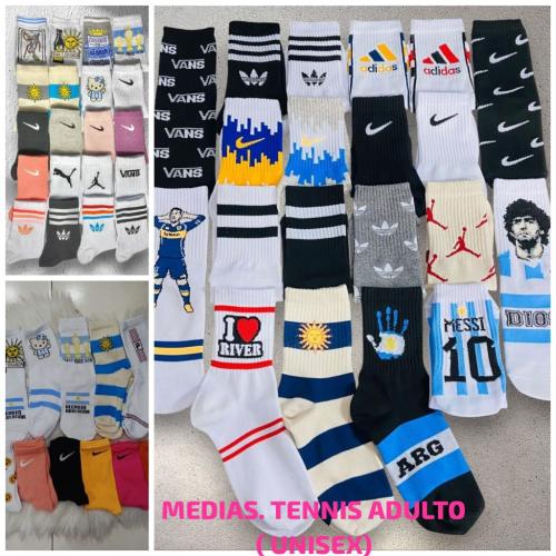 Medias Tenis Arg, Boca, River,adi, Nik - Miniatura 4