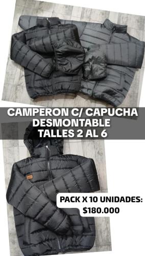 Camperon Capucha Desmontable
