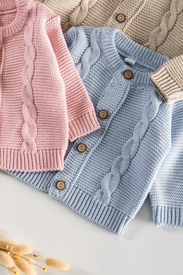 Saco Trenza Bebe Algodon - Imagen 2