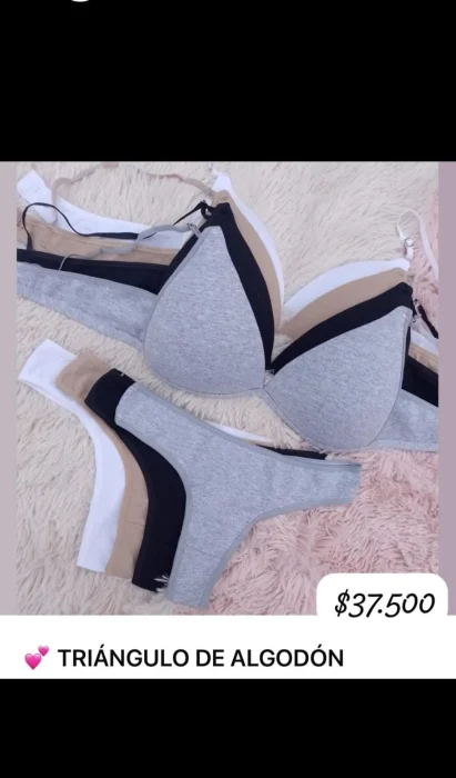 Conjunto Triangulo Algodón