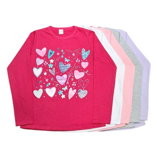Camiseta Jersey Algodón Estampada Nena