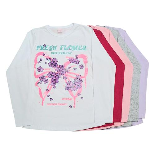 Camiseta Jersey Algodón Estampada Nena