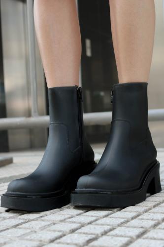 Botas de Lluvia de Goma con Tacón y Cierre Art.09 - Miniatura 3