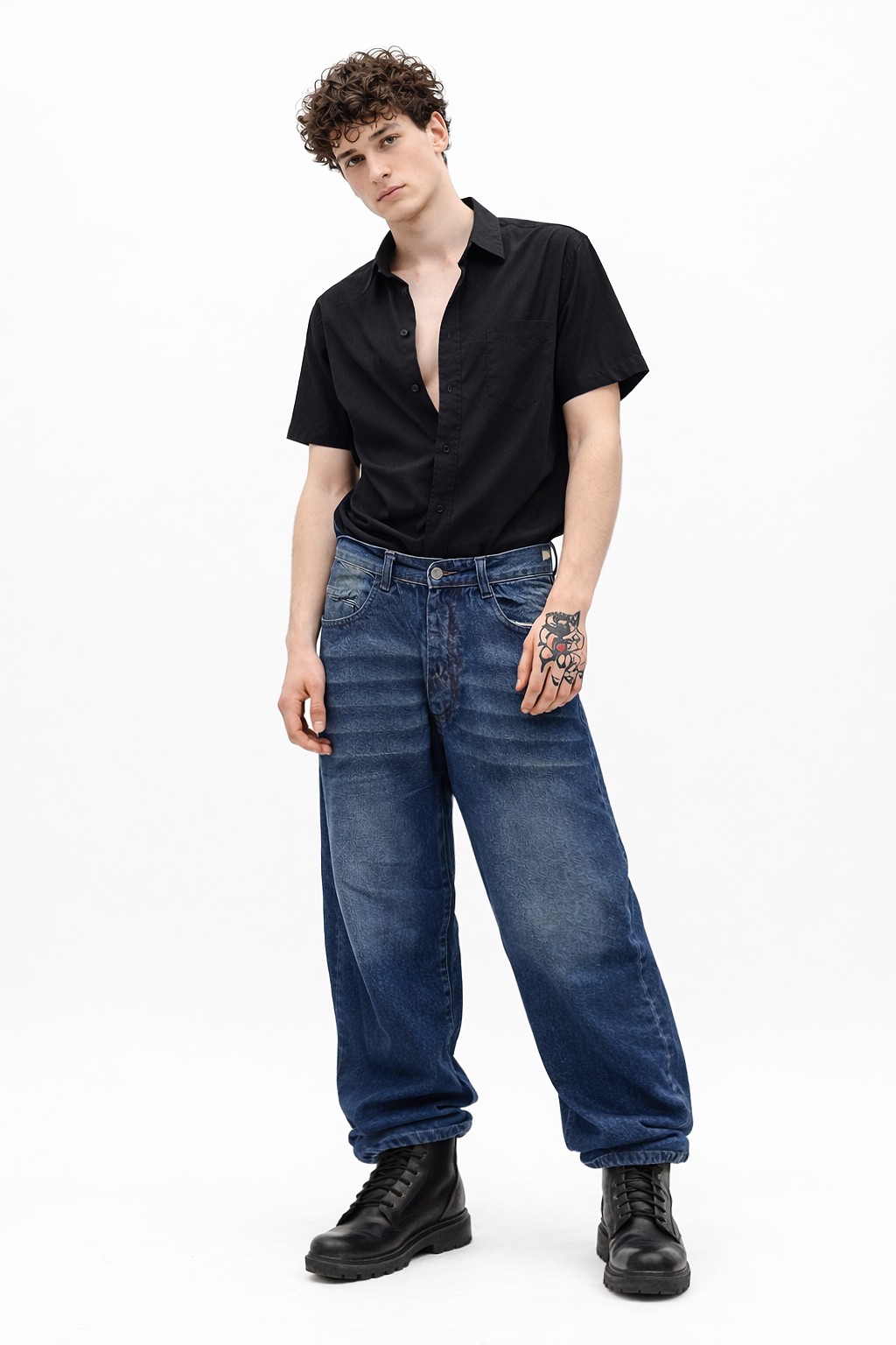 Jean Baggy Hombre Pantalón Denim Ancho Caballero 2000's Pinterest Y2k Mayoristas - Imagen 5
