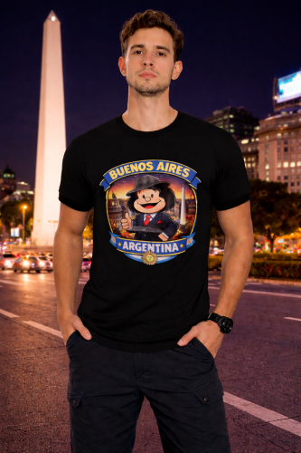 Remera Algodón Peinado Estampas Argentina Ideal Turismo Calidad Premium