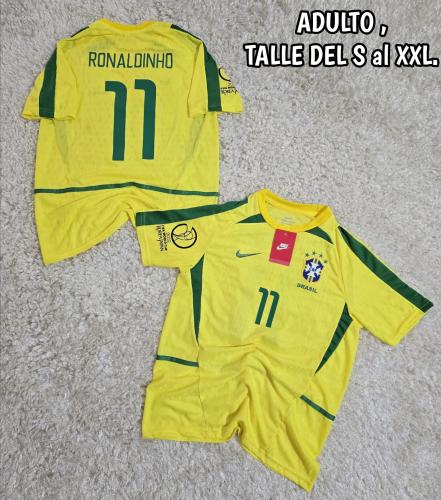 Camiseta Retro Brasil,temporada 2002