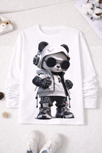 Camiseta Tendencia Niño 100% Algodón - Miniatura 2