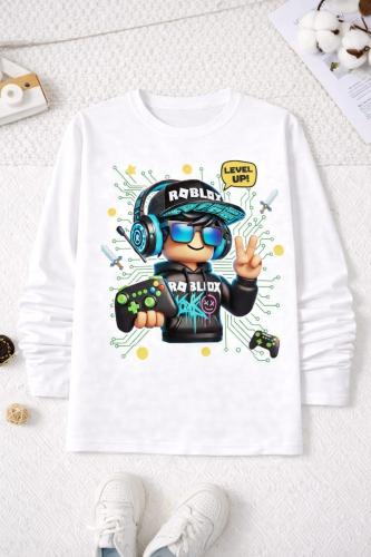 Camiseta Tendencia  Niños Algodón Peinado - Miniatura 6