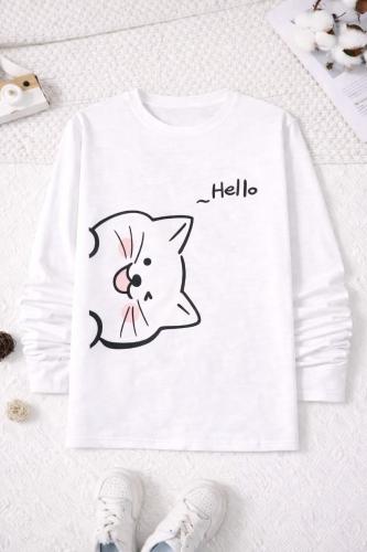 Camiseta Tendencia  Niñas Algodón Peinado - Miniatura 4