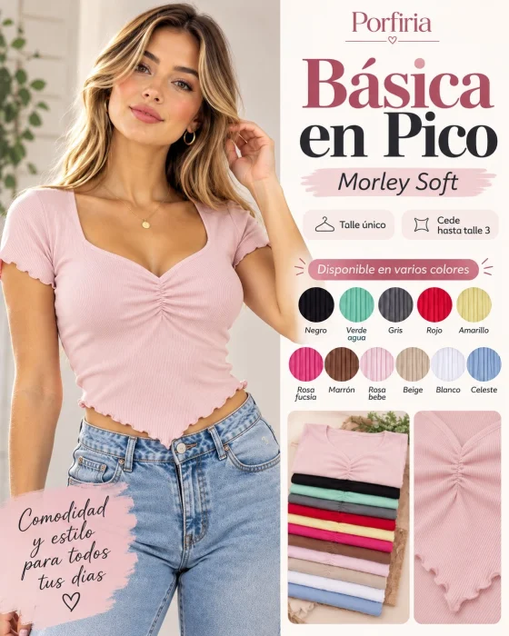 Camiseta en Pico