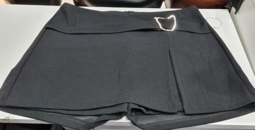 Short Pollera Sastrero con Avio Hebilla Inoxidable Skort Falda Pantalon - Miniatura 2