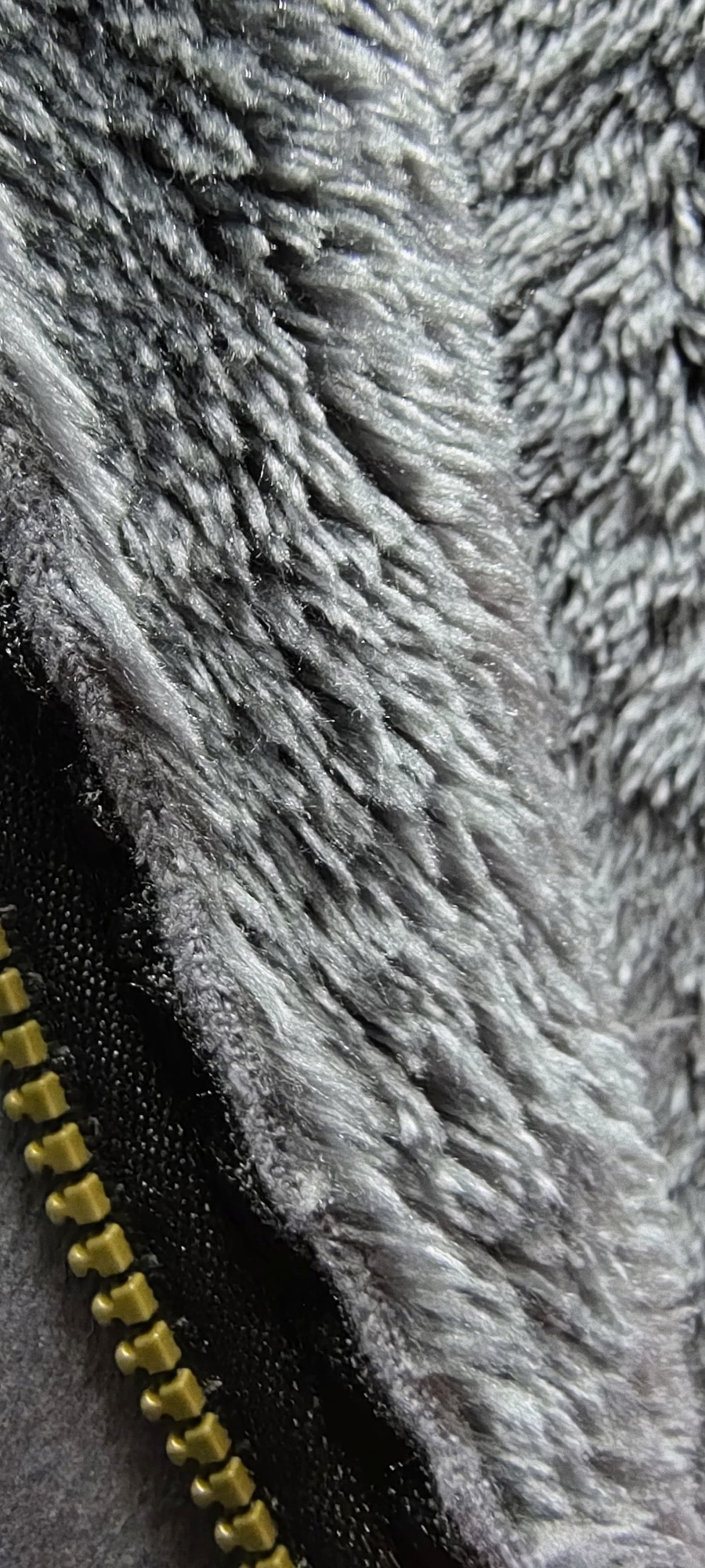Campera Plush con Piel Talles Especiales - Imagen 3