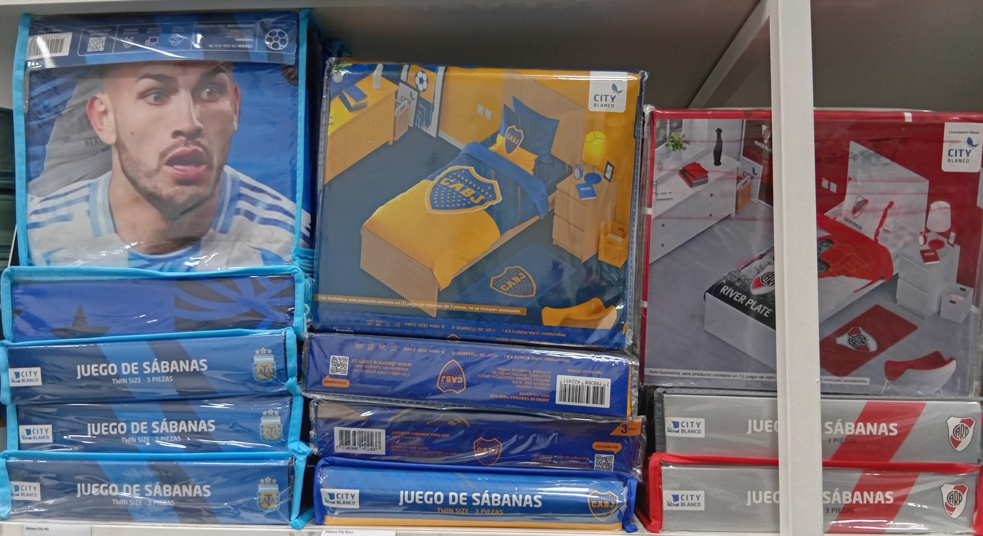 Sabanas de Fútbol (boca, River y Seleccion Argentina) - Imagen 2