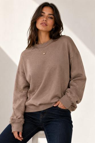 Buzo Oversize Darlon Melange Talle Único M/l