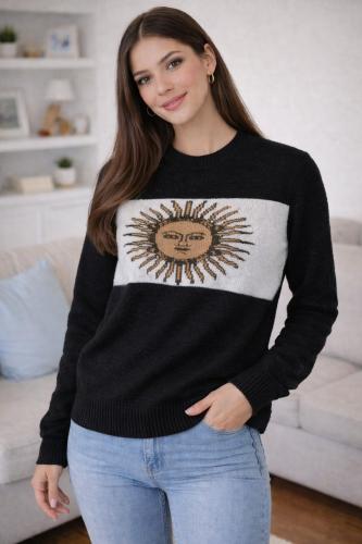 Suéter Sol Tejido Frizz - Miniatura 2