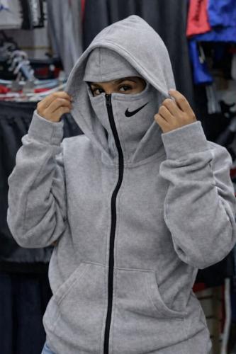  Hoodie Antifrio Pro (con Máscara Incorporada)   Tela: Friza Peinada Premium - Miniatura 3