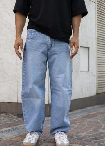 Baggy Celeste C/bigotes