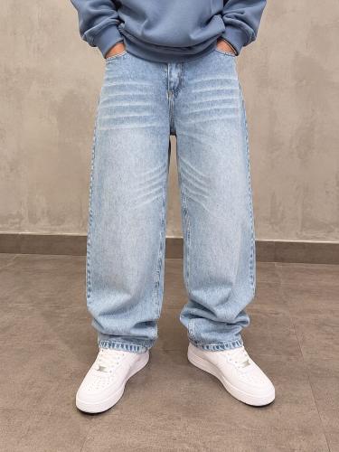 Baggy Celeste C/bigotes