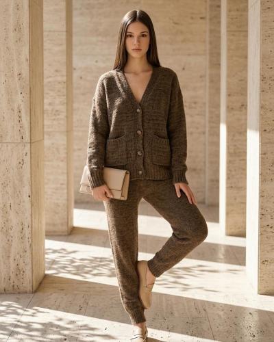 Sweater Tejido Punto Medio