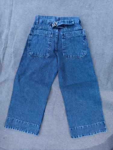Jeans Wide Leg Niña Regulable Celeste - Miniatura 3