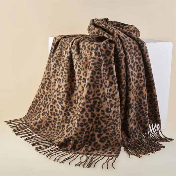 Ruana Pashmina Animal Print Importados