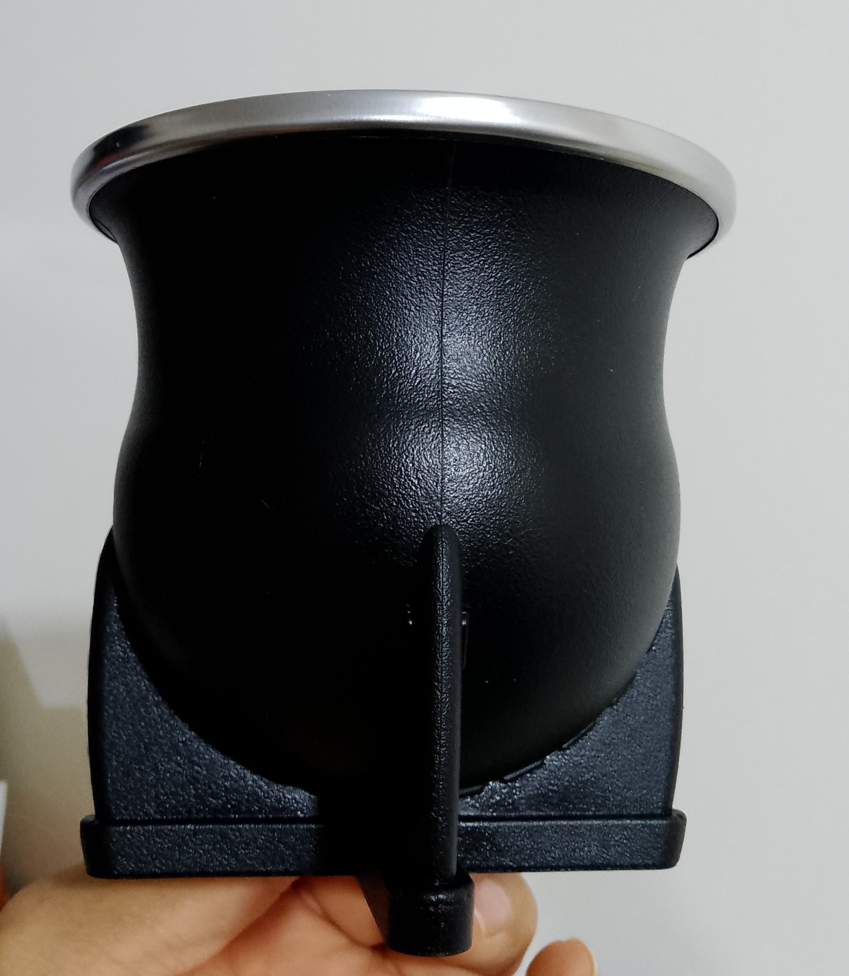 Mate Nativo Camionero Boca Ancha de Pvc Virola de Acero - Imagen 9