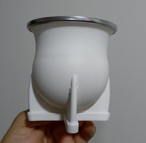 Mate Nativo Camionero Boca Ancha de Pvc Virola de Acero - Miniatura 3