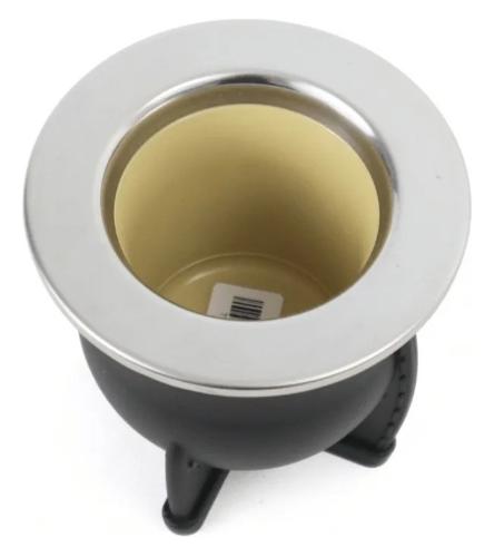 Mate Nativo Camionero Boca Ancha de Pvc Virola de Acero - Miniatura 8