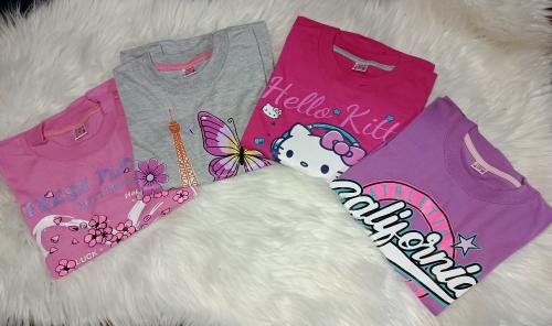 Camisetas Nena de Algodón Peinado - Miniatura 2