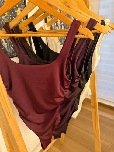 Body de Microfibra Tory Burch