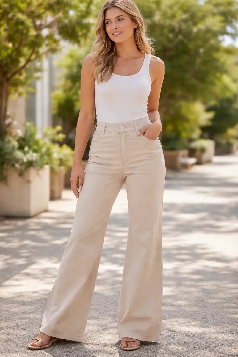 Pantalon Mar Azul Wide Leg Elastizado (artículo 102) - 102.6.8%20PANTALON%20WIDE%20LEG%20FANNY%20BEIGE%20OSCURO.jpg