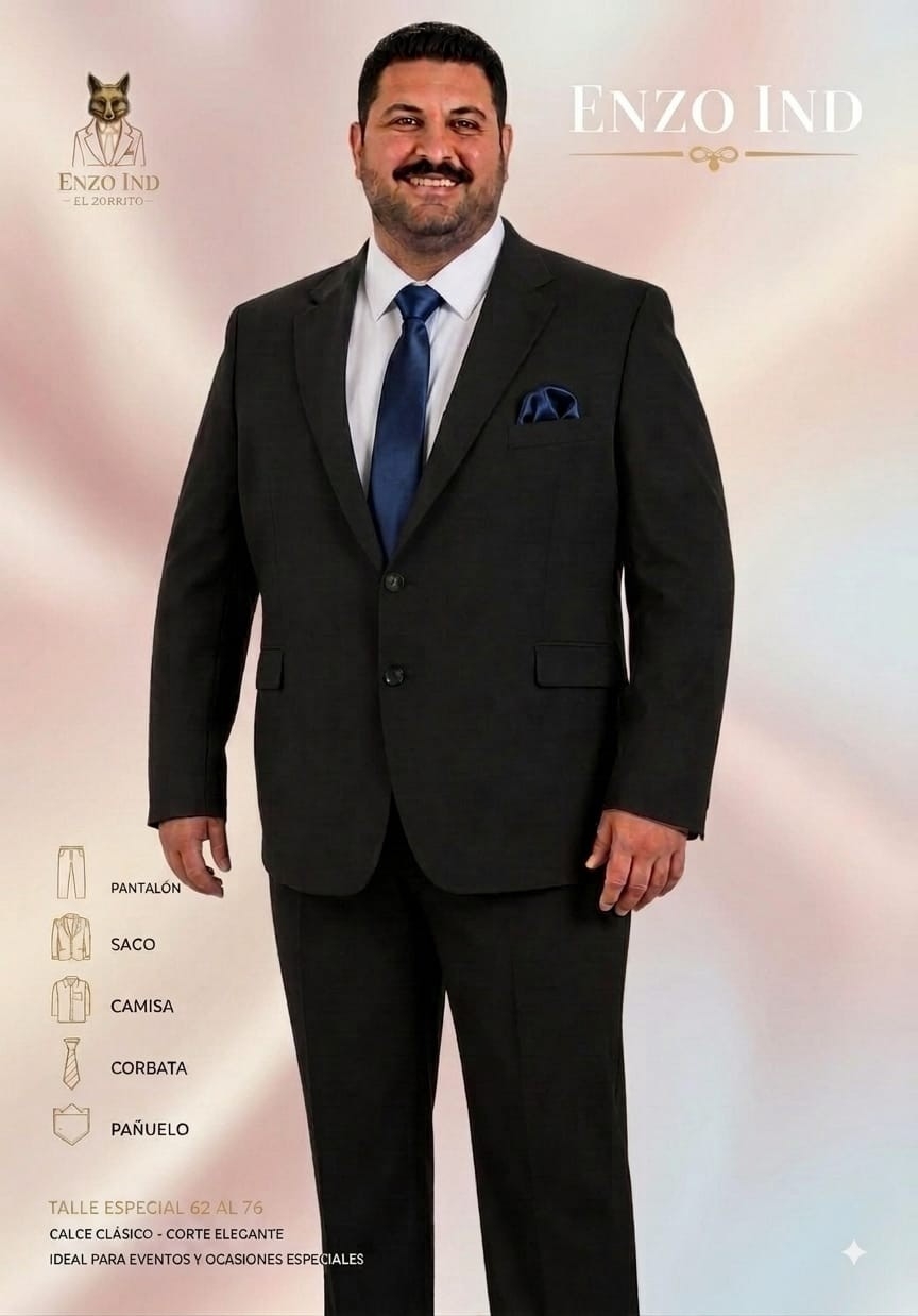 Traje Talle Especial Completo - Imagen 4