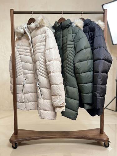 Campera Larga con Piel