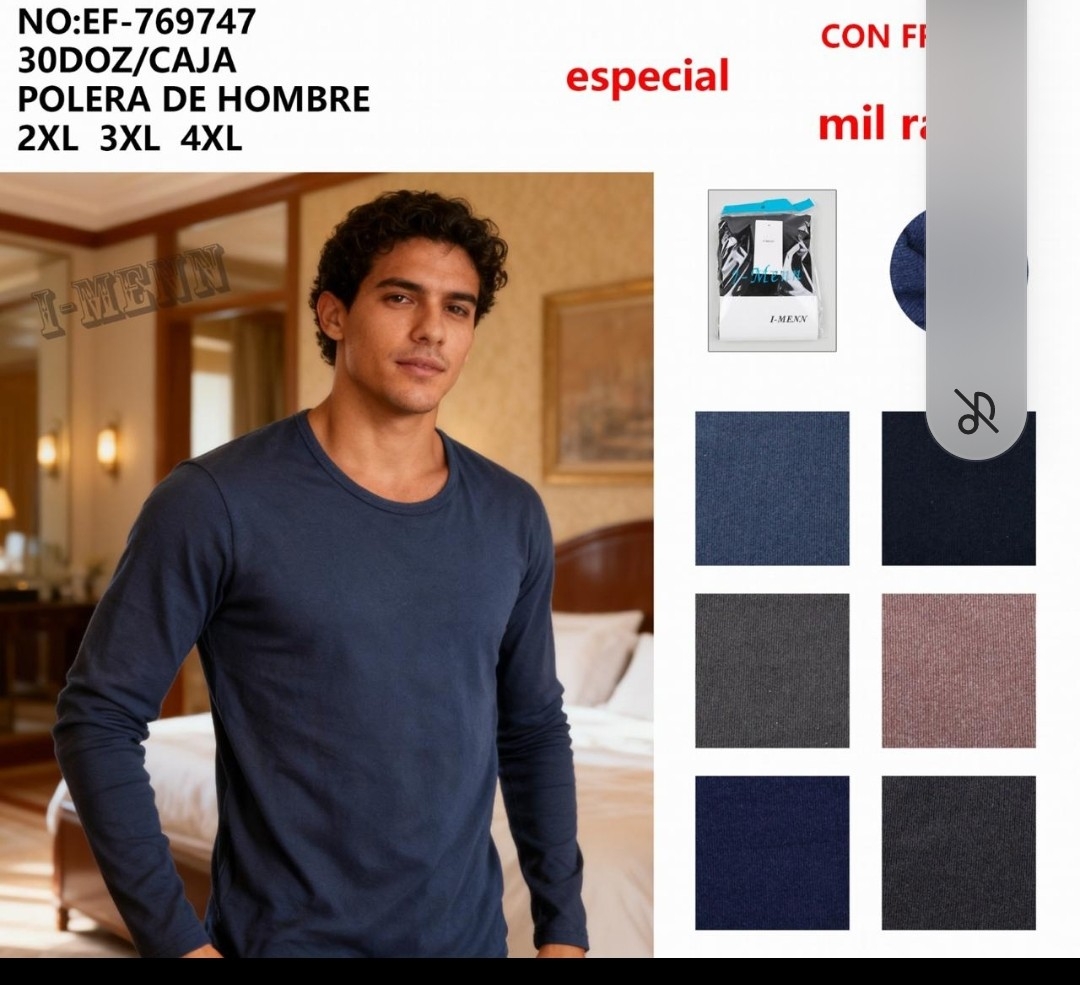 Camiseta Térmica de Hombre Mil Raya - Imagen 1