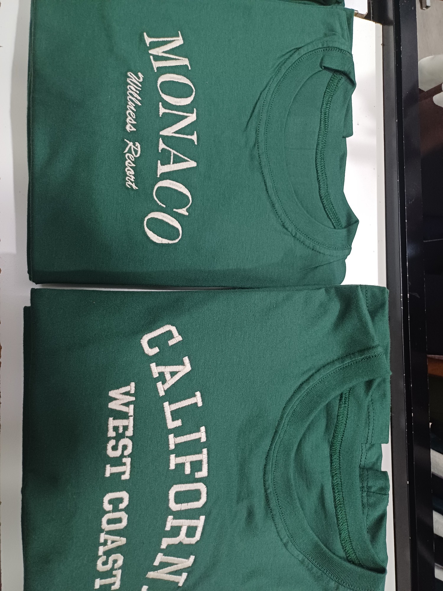 Remeras Oversize Algodon Peinado Bordada - Imagen 3