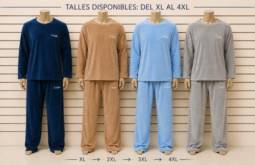 Pijama Liso de Hombre de Pluchs - Miniatura 1