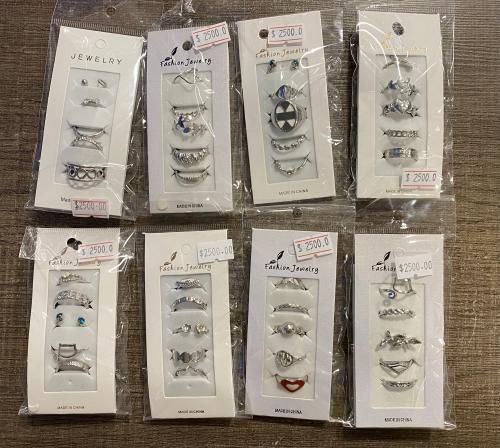 Set Anillos X 5 de Fantasía