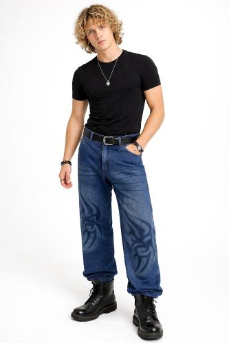 Jean Baggy Oxido Hombre Pantalon Ancho Y2k 2000's Moda Mayoristas Denim Fabricantes